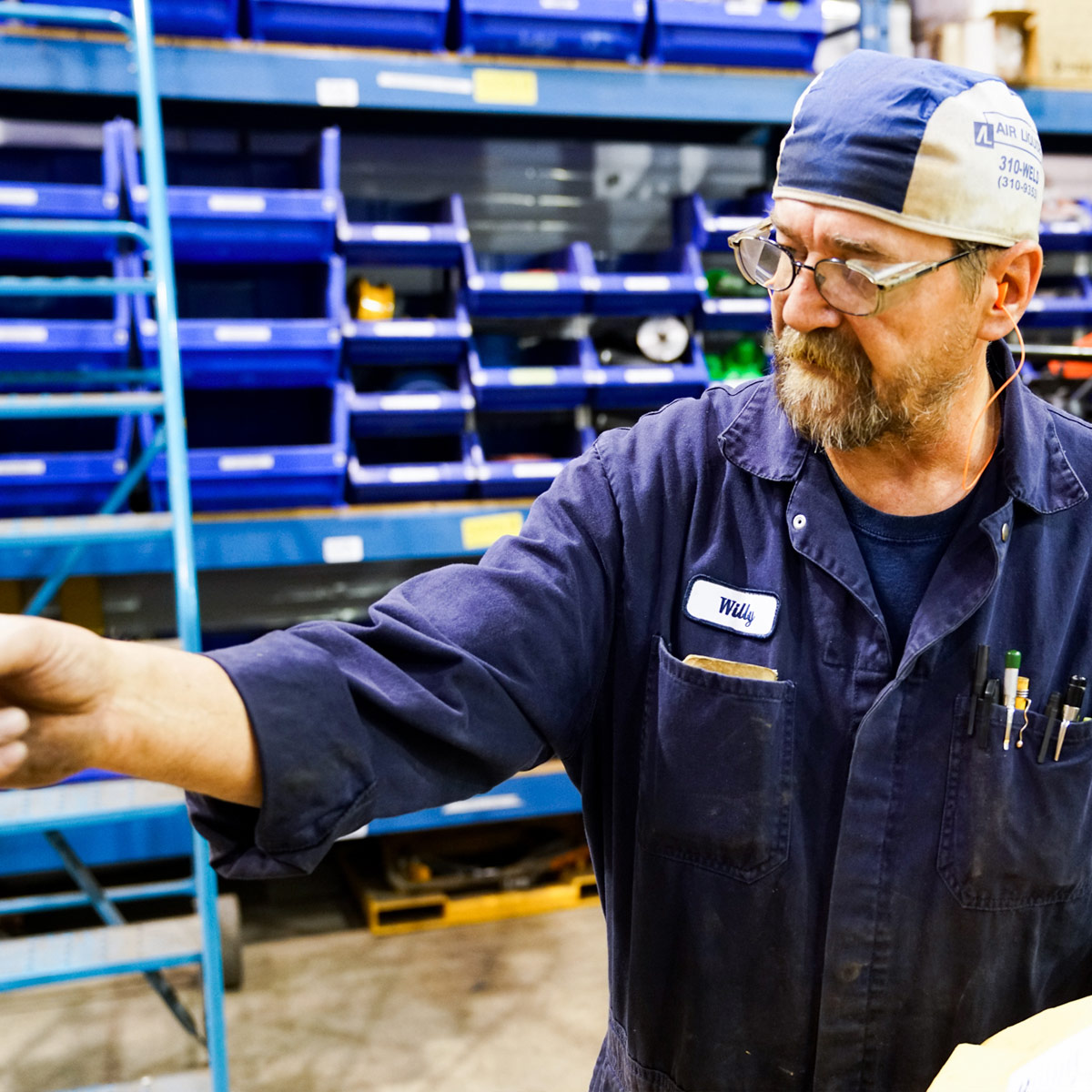 Working at the DSG-Canusa heat shrink tubing production hall