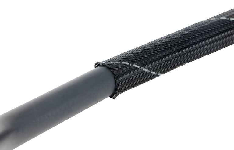 Flame retardant braided sleeve CanuFlex PBT V0