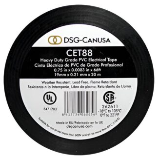 Heavy duty vinyl electrical tape CET88