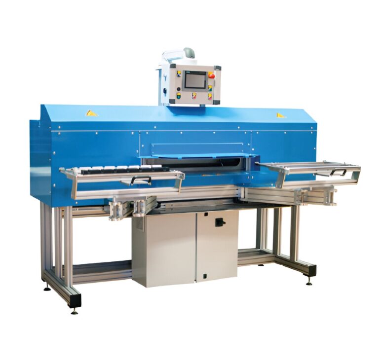 Heat shrink system with infrared heating elements for terminals and end splices: DERAY Shuttle 660 / 120